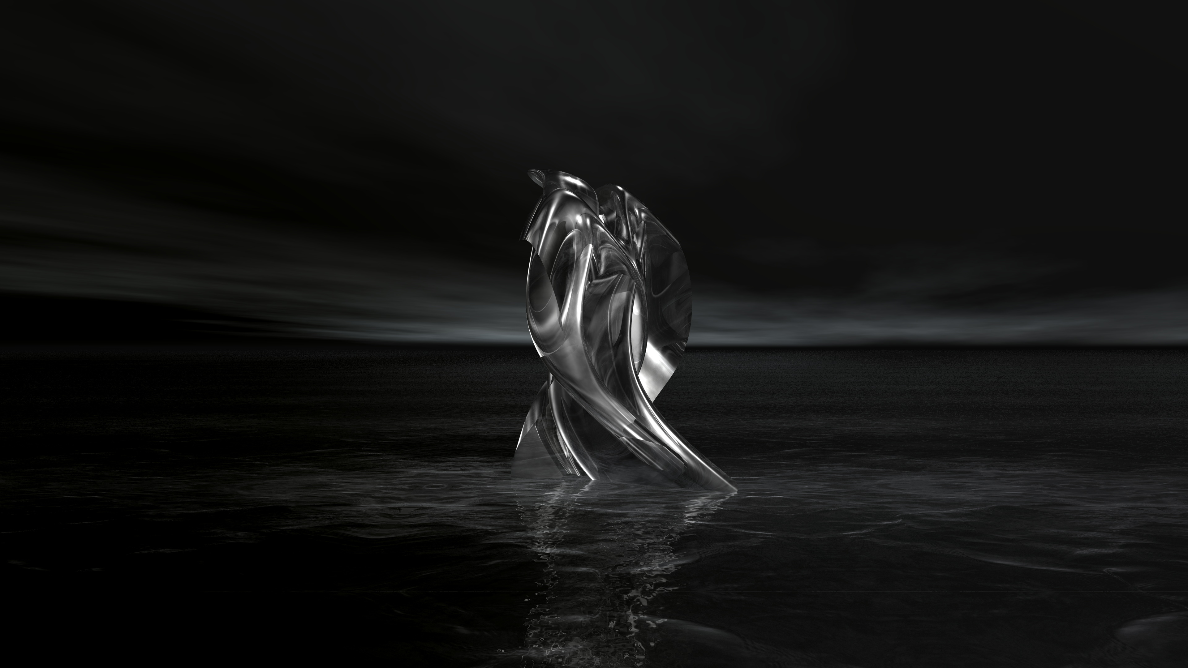 abstract affinity 4k dark wallpaper