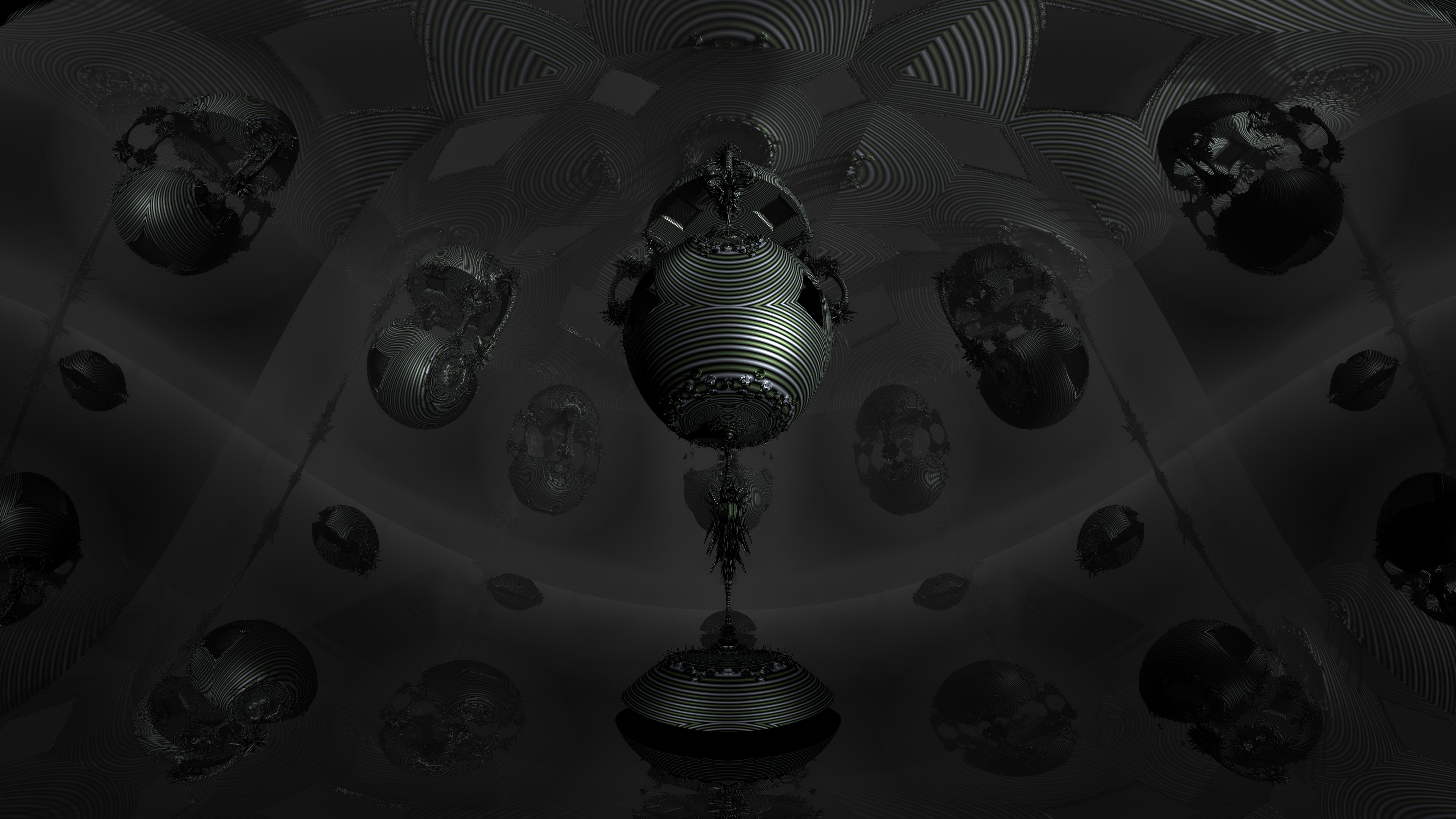 dark psychedelic wallpaper 4k