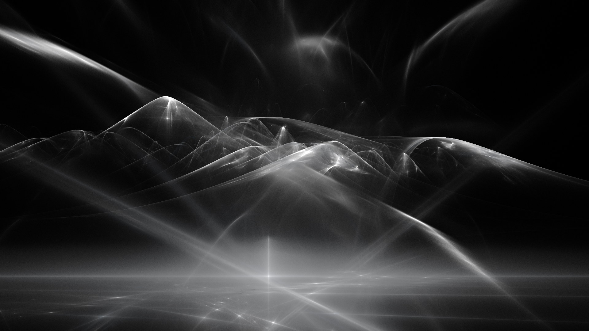 cosmic mountains 4k fractal video wallpaper